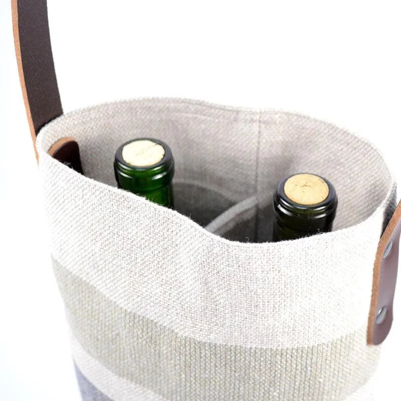 South Stripe Wine Tote