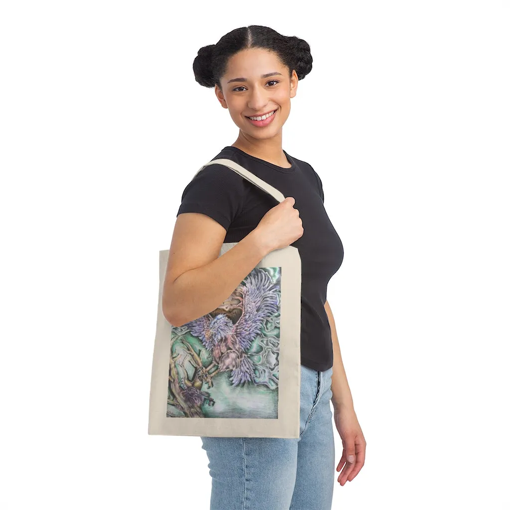 The Key Canvas Tote Bag