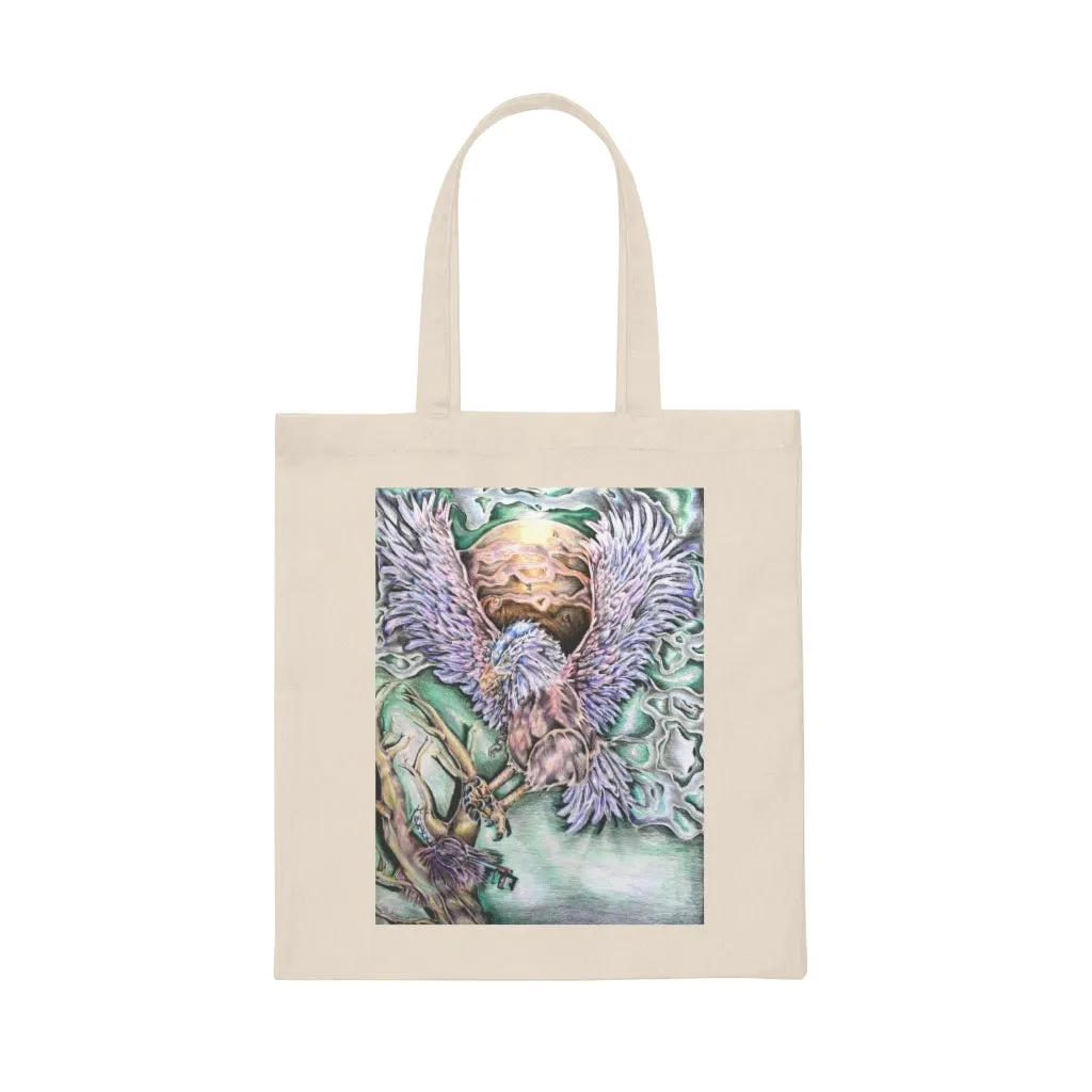 The Key Canvas Tote Bag
