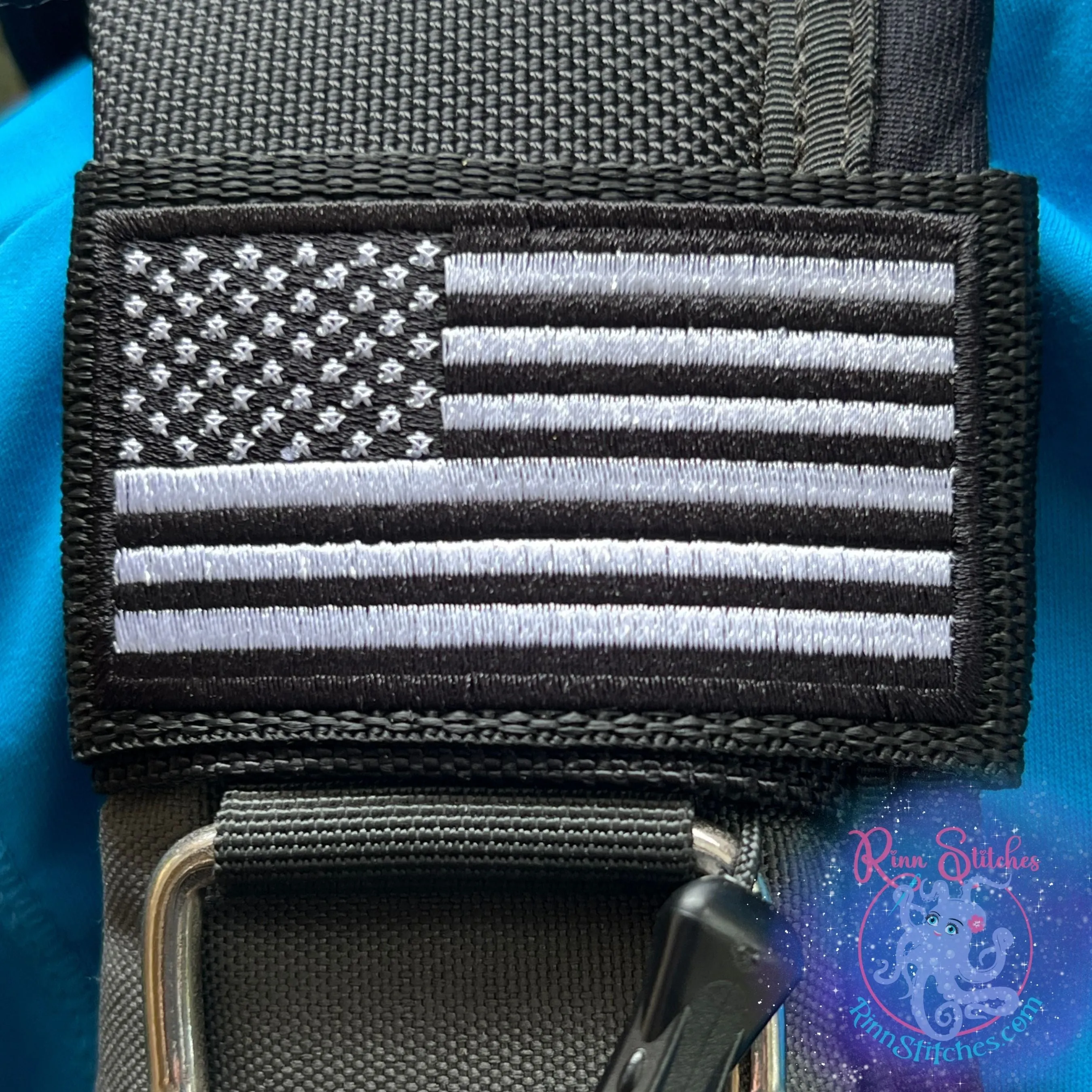 Thin Green Line Flag - Military Personnel & Veterans BCD Tag