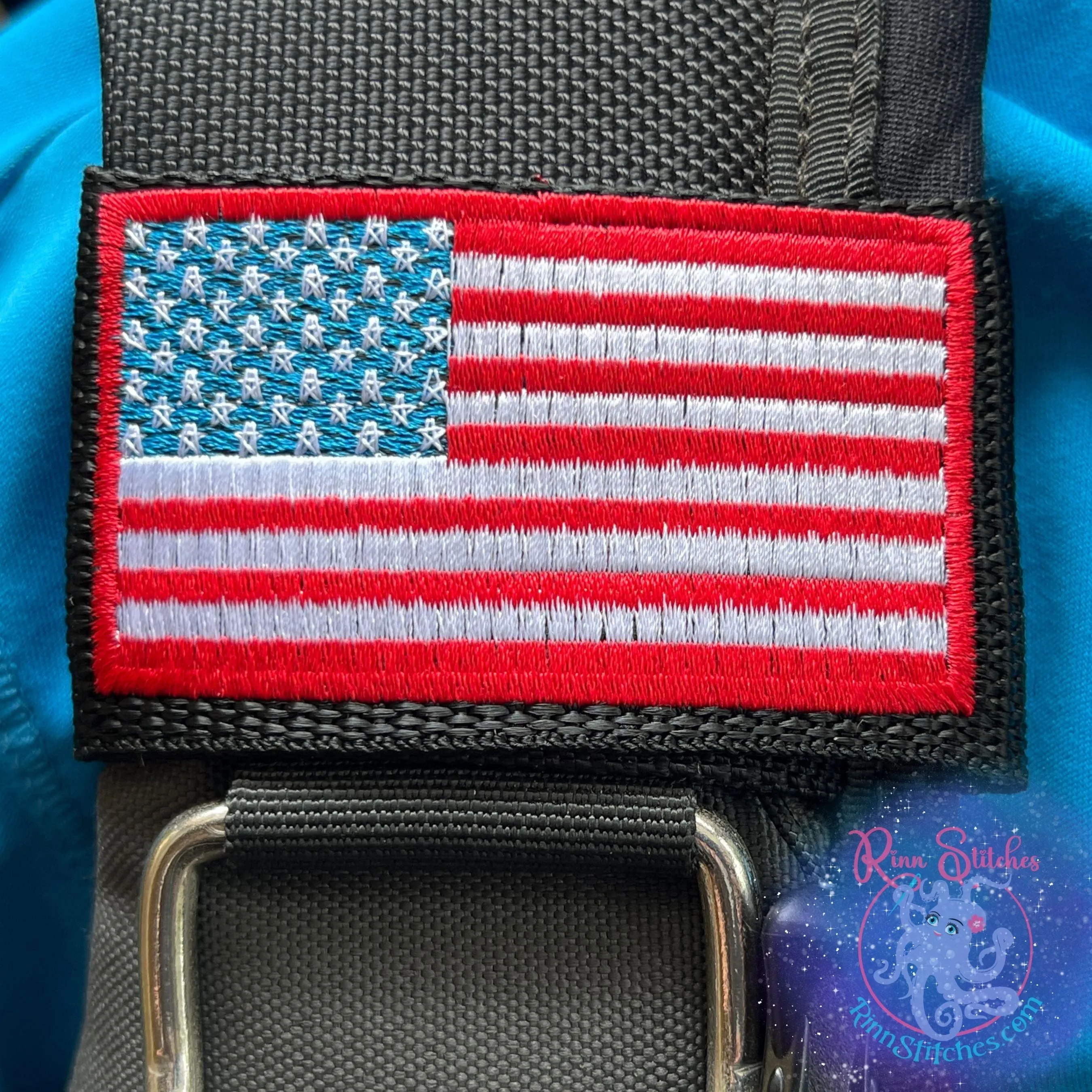 Thin Green Line Flag - Military Personnel & Veterans BCD Tag