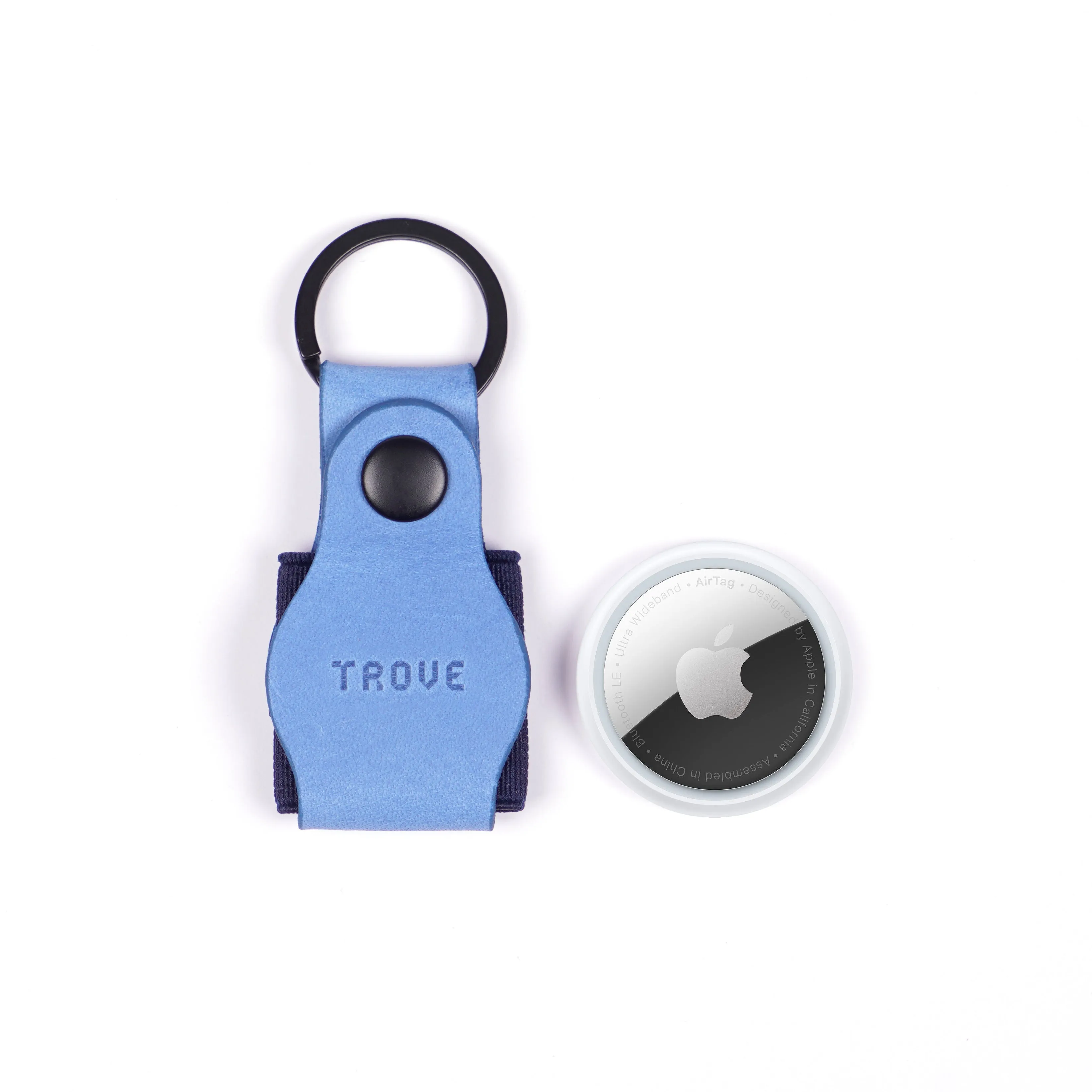 TROVE Tag Tote: Blue Leather