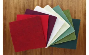 Wool Blend 6"x6" Felt Squares - Holiday