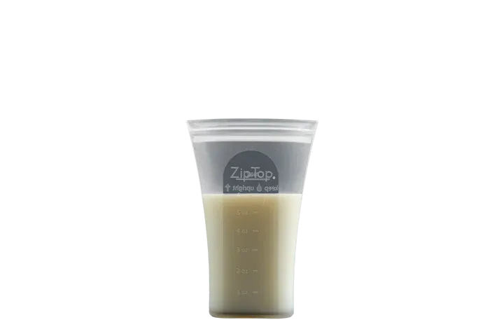 Zip Top Breast Milk Bag Set   Freezer Tray