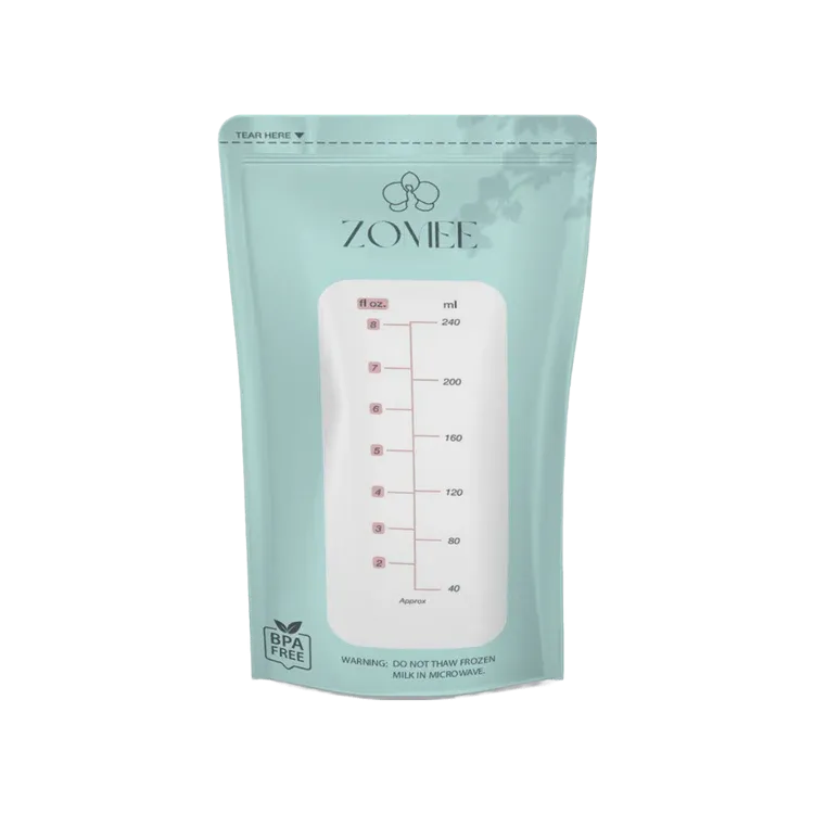 Zomee Milk Storage Bags, 100 Count